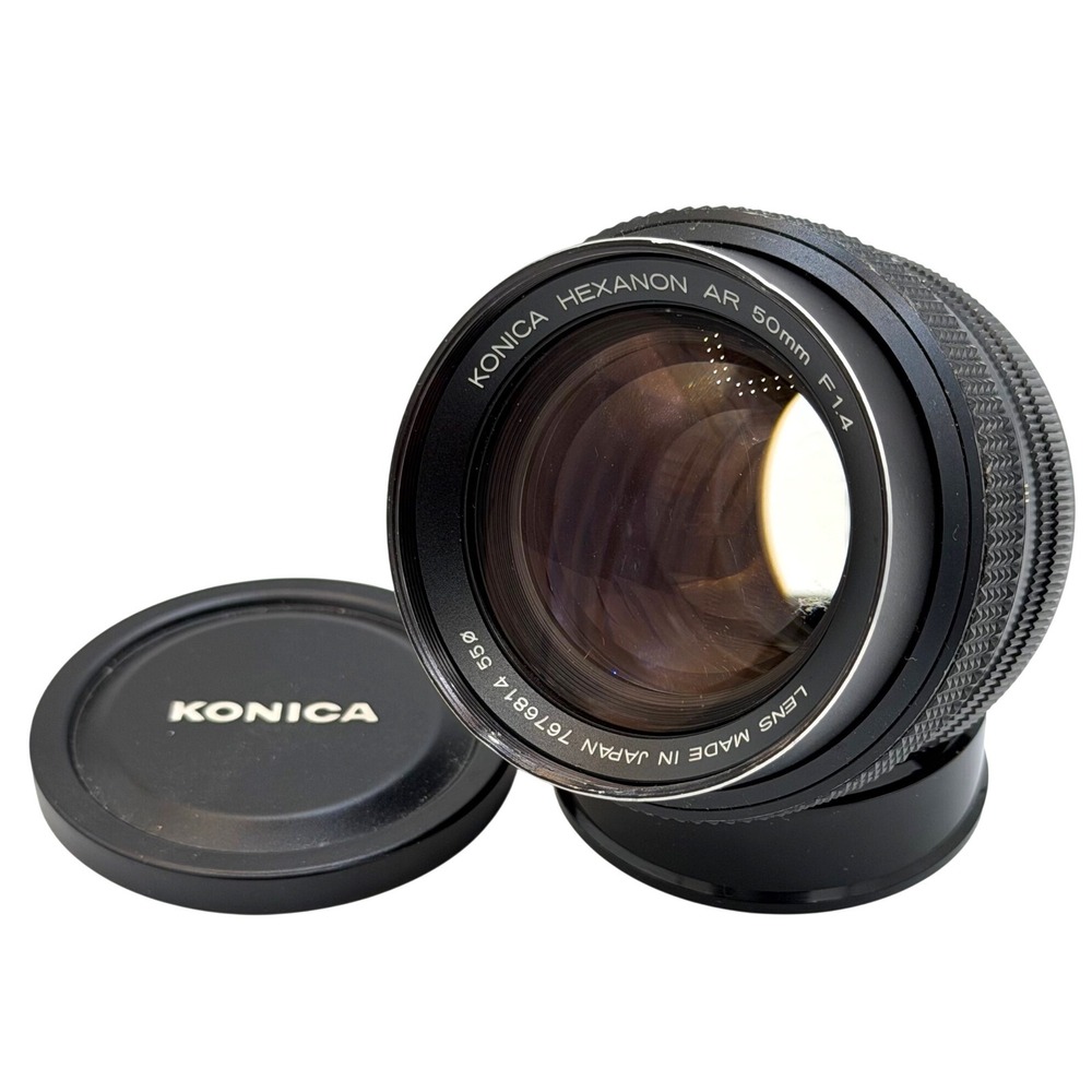 Konica Hexanon AR 50mm f1.4 Vintage Prime Lens for Repair Fungus Haze Japan